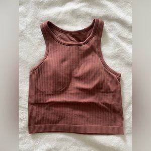 Ebb to street cropped racerback tank top lululemon